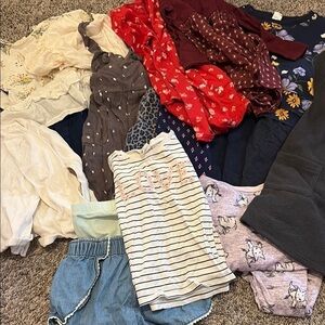 Girls 2T Assorted Clothing Bundle - dresses - shorts - pants - pjs